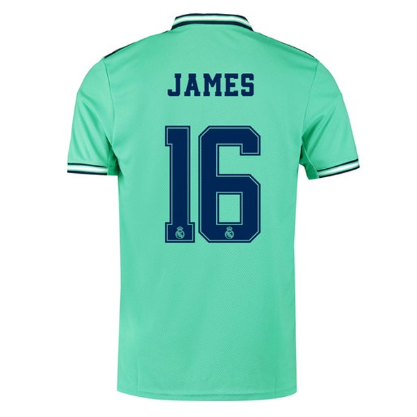 Camiseta Real Madrid NO.16 James Replica Tercera Ropa 2019/20 Verde